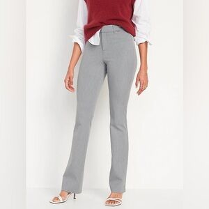 Old Navy High-Waisted Pixie Flare Pants Light Heather Grey Size 2
